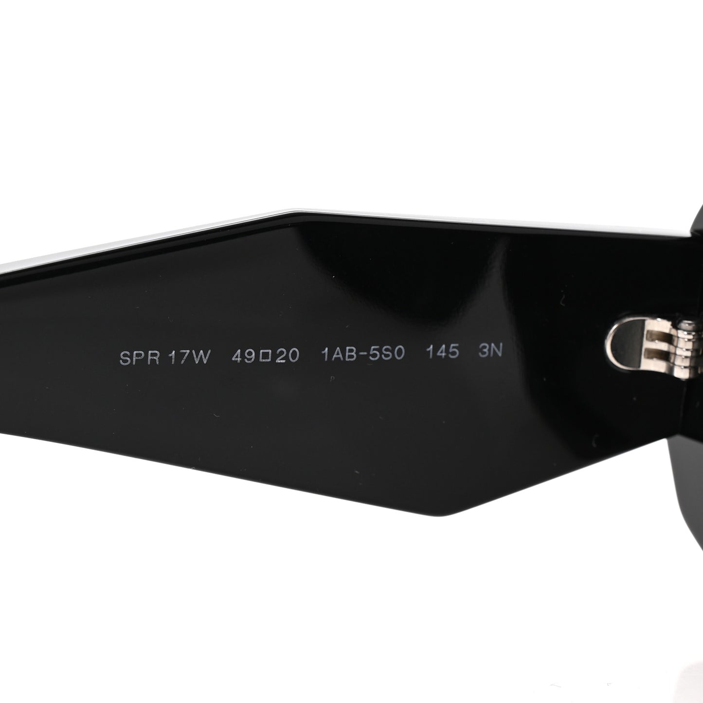 Acetate Symbole Sunglasses SPR 17W Black
