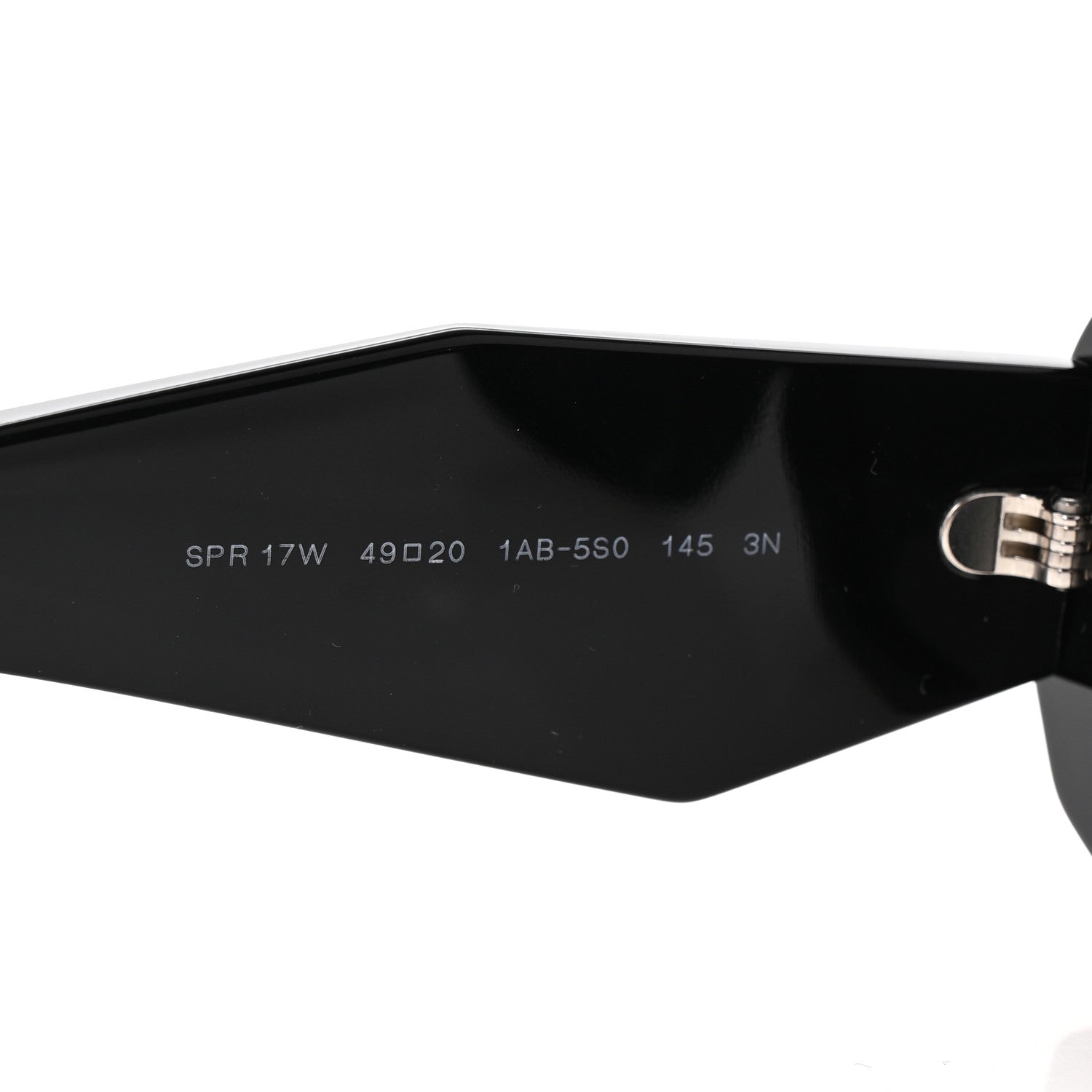 Prada Acetate Symbole Sunglasses SPR 17W Black 6 of 8