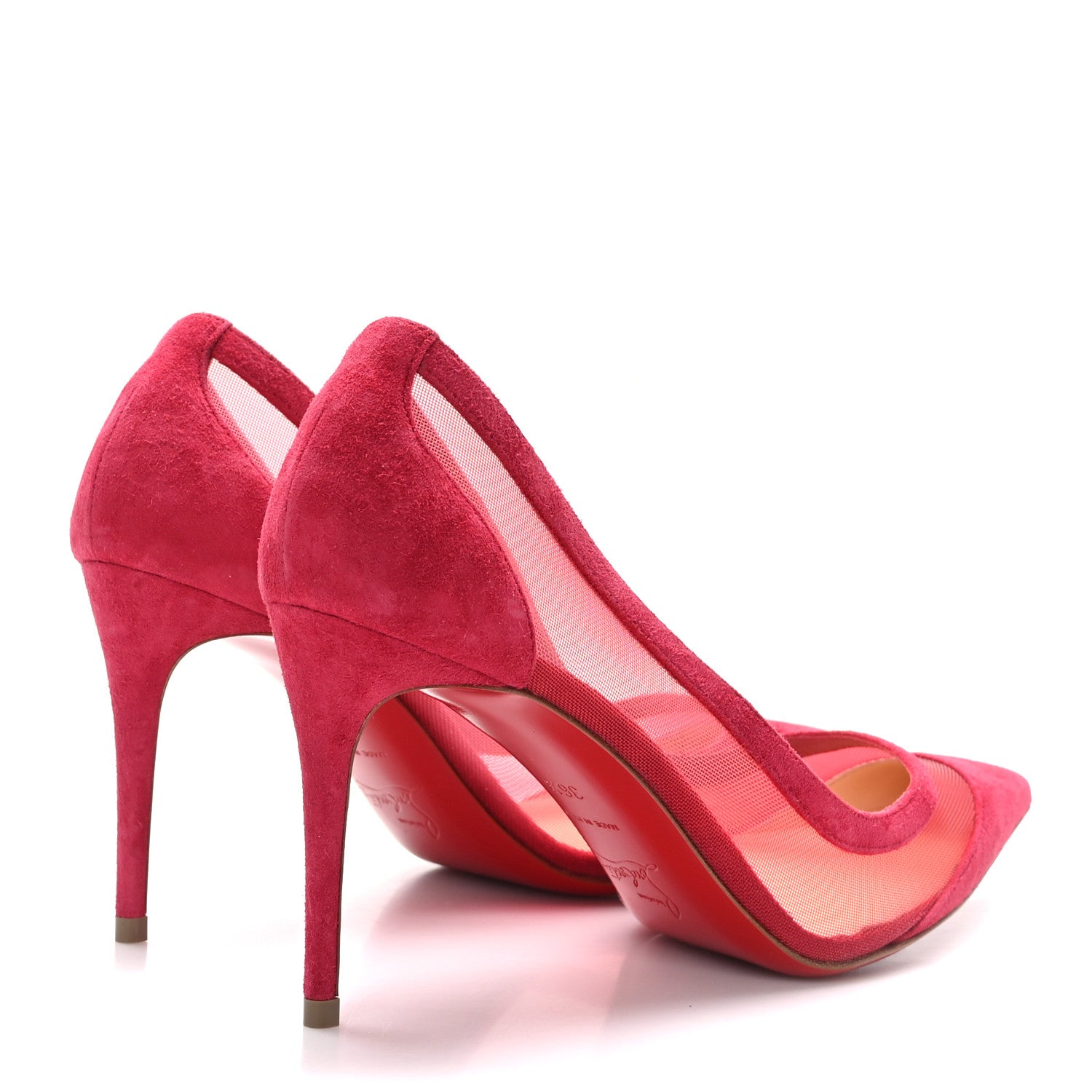 Christian Louboutin Veau Velours Rete Galativi 85 Pumps 36.5 Persan 4 of 7