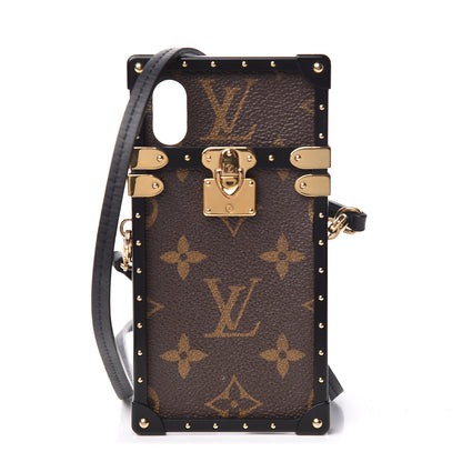 Louis Vuitton Monogram Eye Trunk With Strap iPhone X XS Case 1 of 13