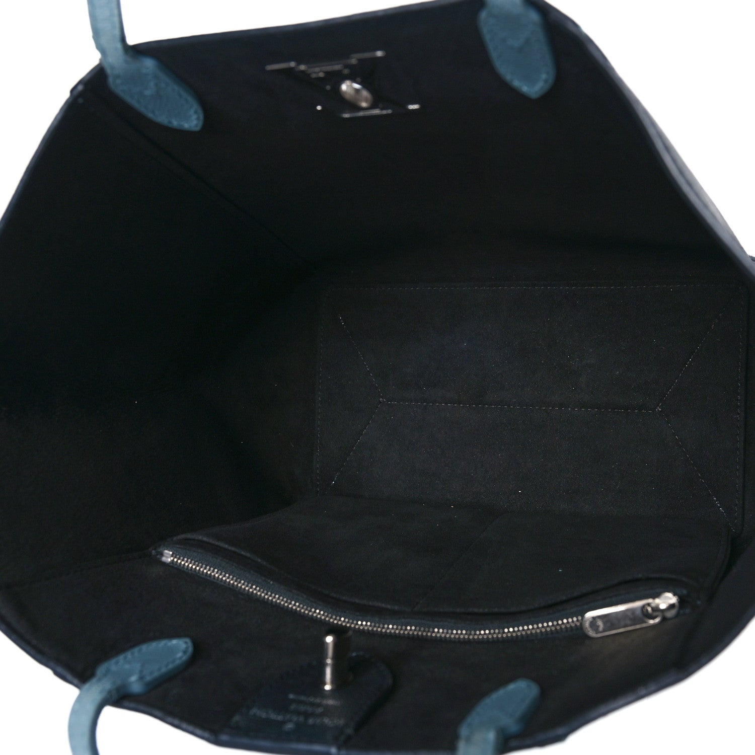 Louis Vuitton Calfskin Lockme Cabas Sky Black 4 of 11