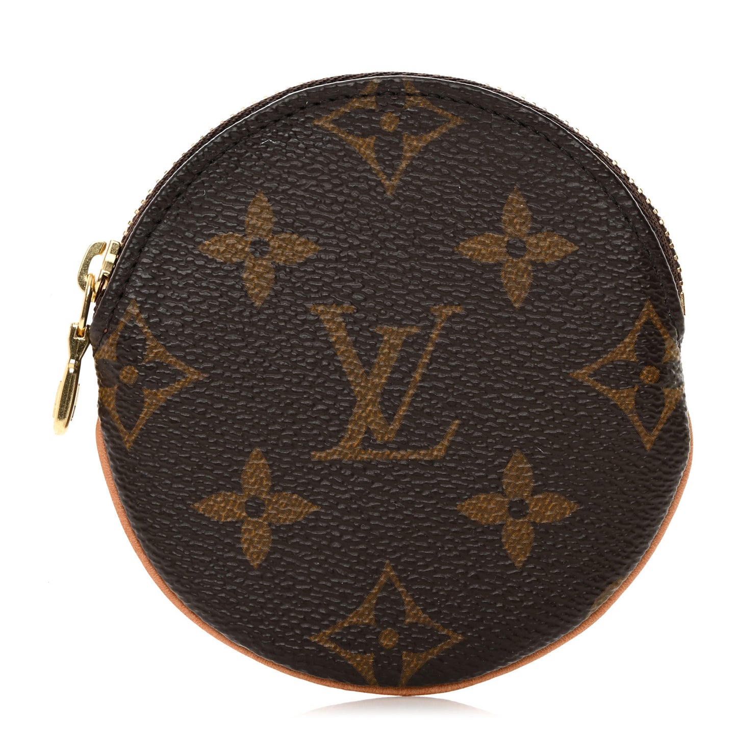 Monogram Round Coin Purse
