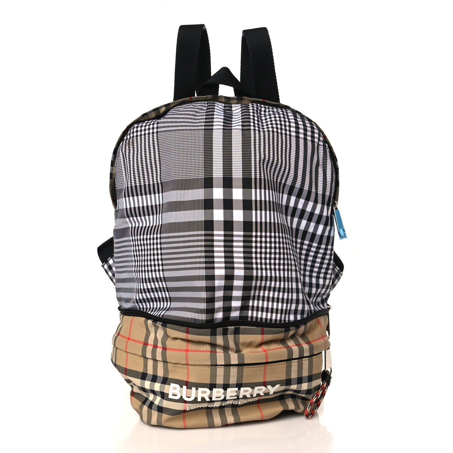 Nylon Rex Vintage Check Convertible Backpack Bum Bag Archive Beige Grey
