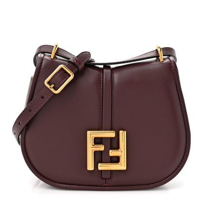Fendi Vitello Brenta Cher Small Fendi C'mon Bordeaux 1 of 11