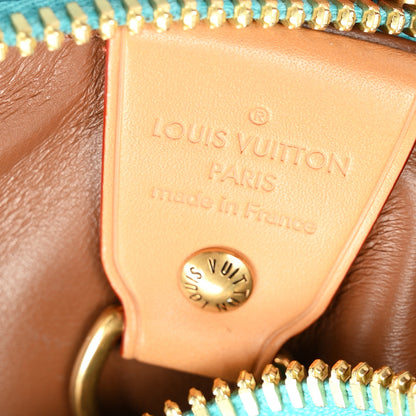 Louis Vuitton Calfskin Monogram Speedy P9 Bandouliere 40 Turquoise 6 of 9