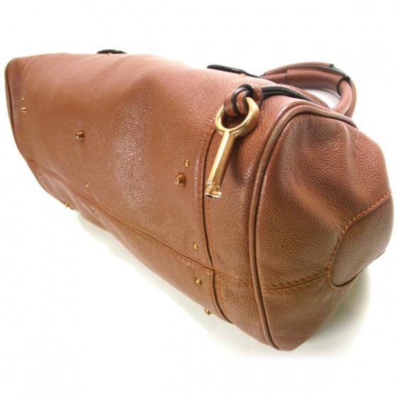 Chloe Leather Paddington Satchel Cognac 5 of 17