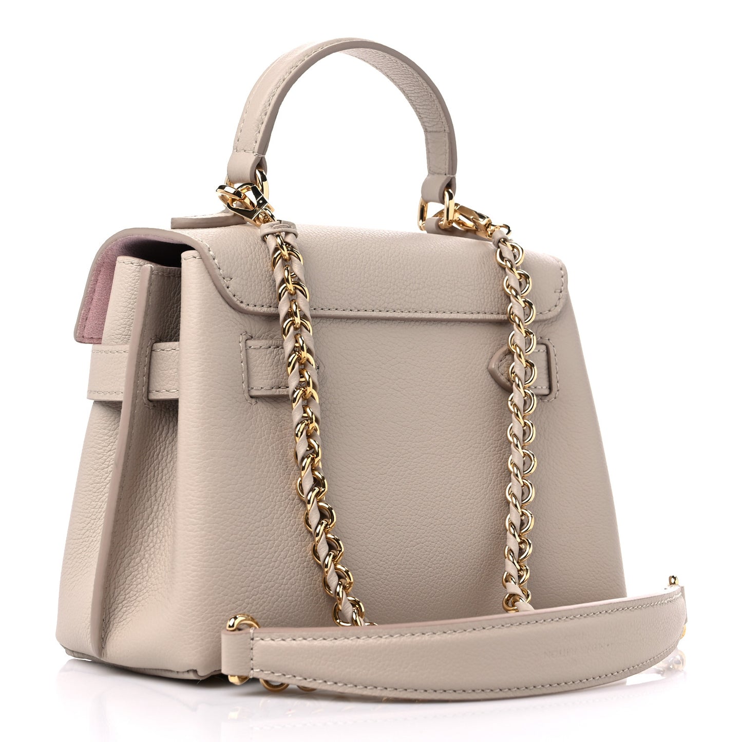 Soft Calfskin Mini Lockme Ever Greige