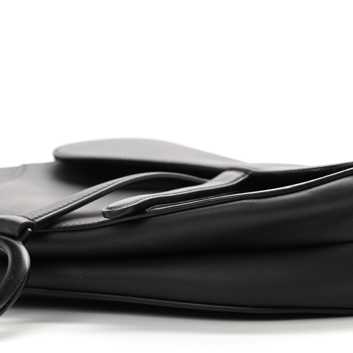 Christian Dior Ultra Matte Calfskin Saddle Bag Black 10 of 13