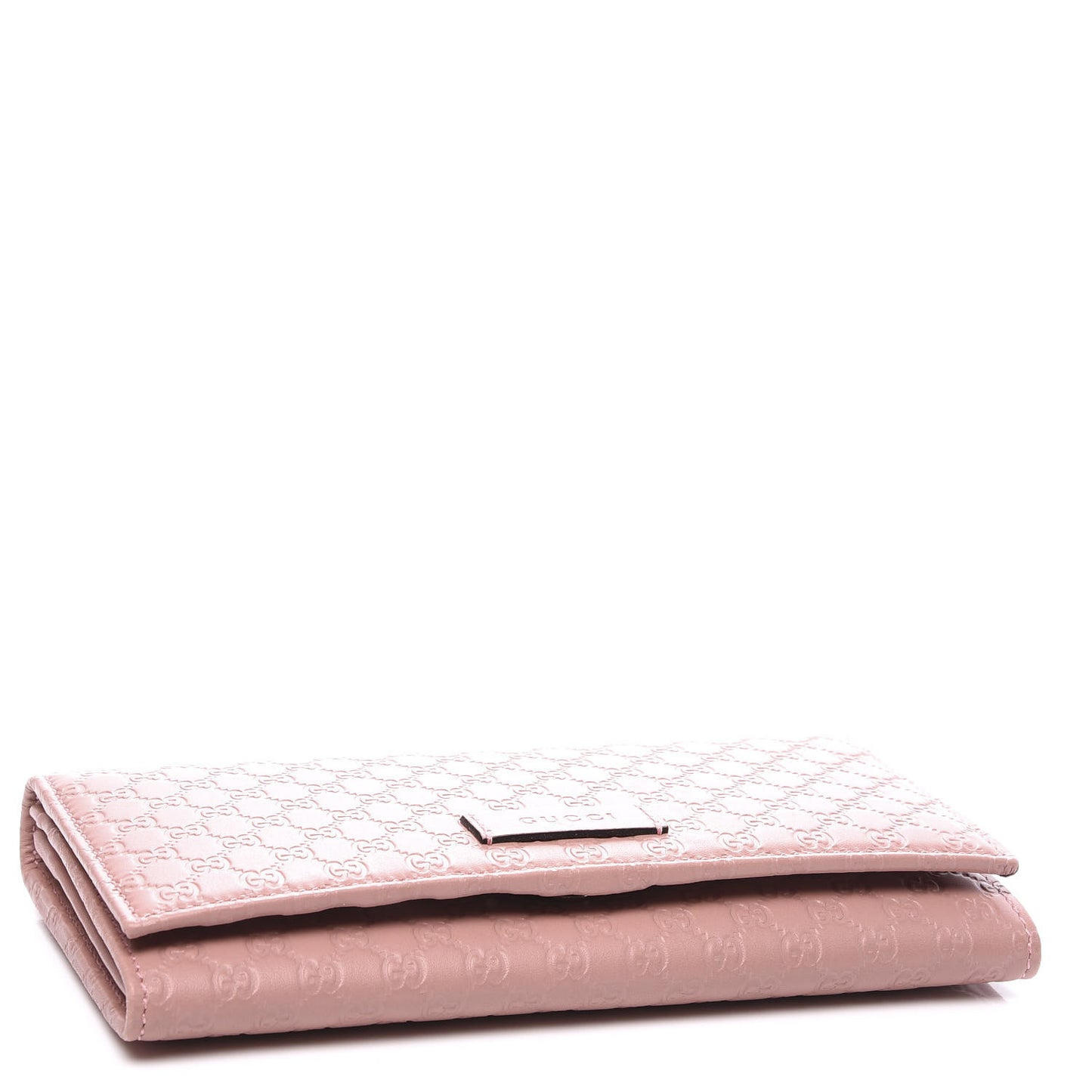 Soft Microguccissima Continental Wallet Soft Pink