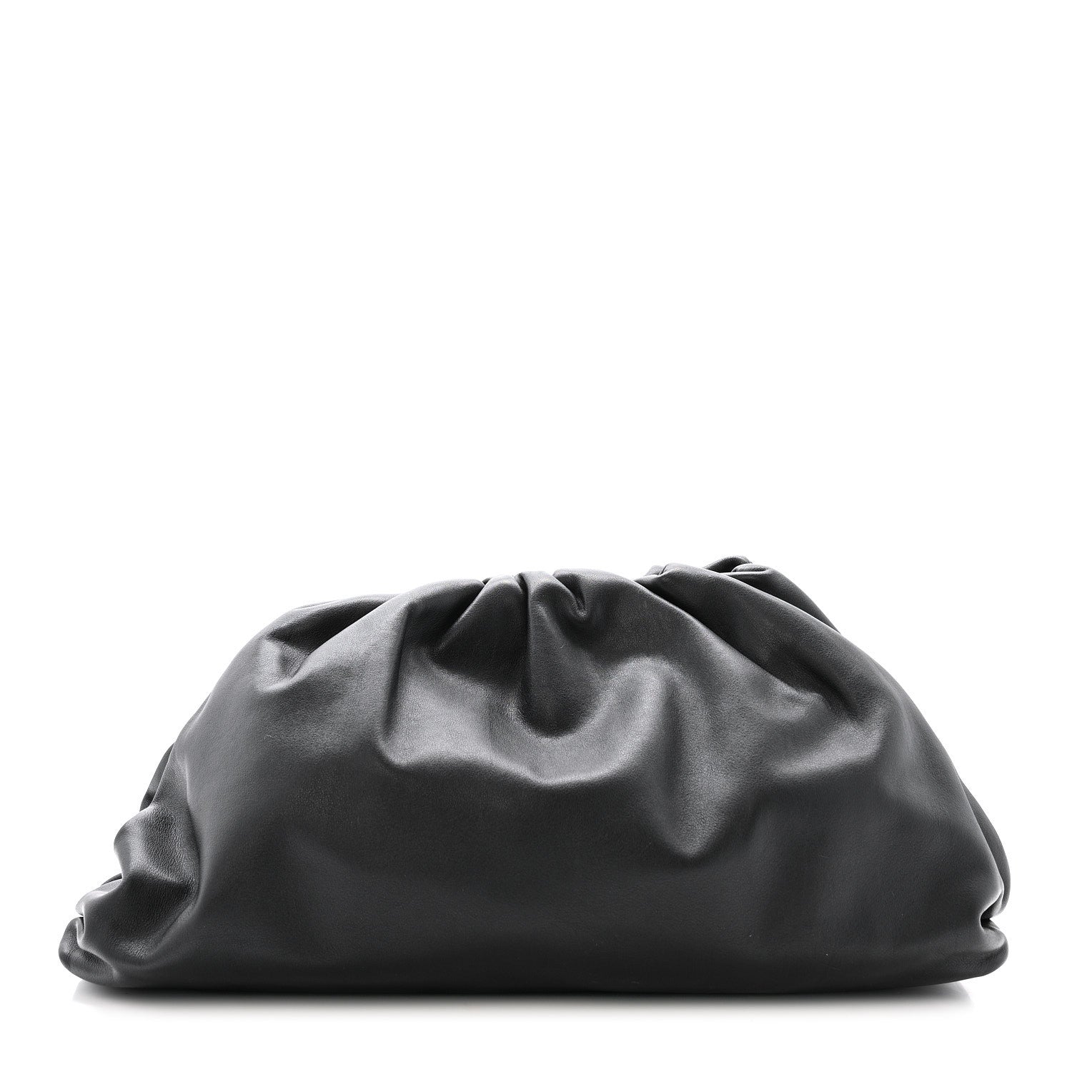 Bottega Veneta Smooth Butter Calf The Pouch Oversized Clutch Black 1 of 11