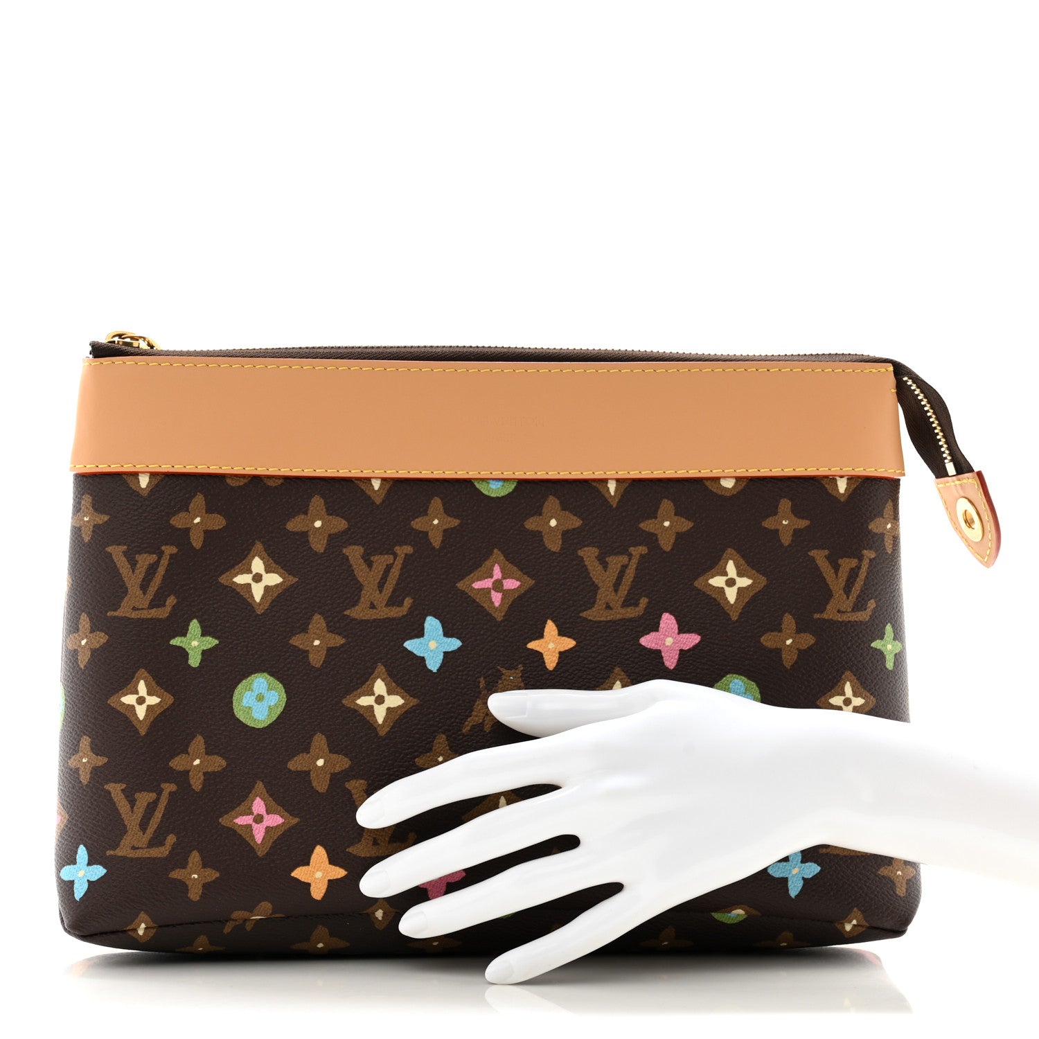 Louis Vuitton X TYLER THE CREATOR Monogram Craggy Pochette Voyage Souple Chocolate 2 of 7