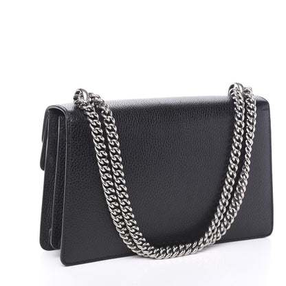 Gucci Pebbled Calfskin Small Dionysus Shoulder Bag Black 2 of 9