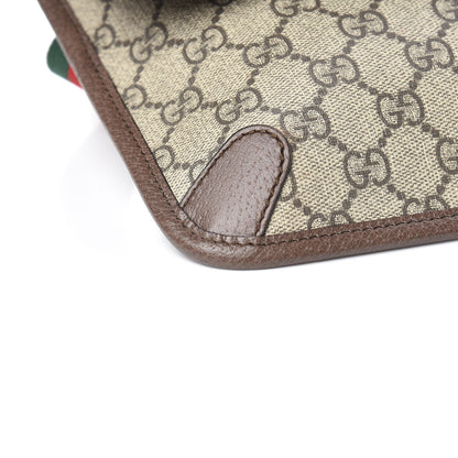 Gucci GG Supreme Monogram Neo Vintage Web Belt Bag Brown 8 of 10