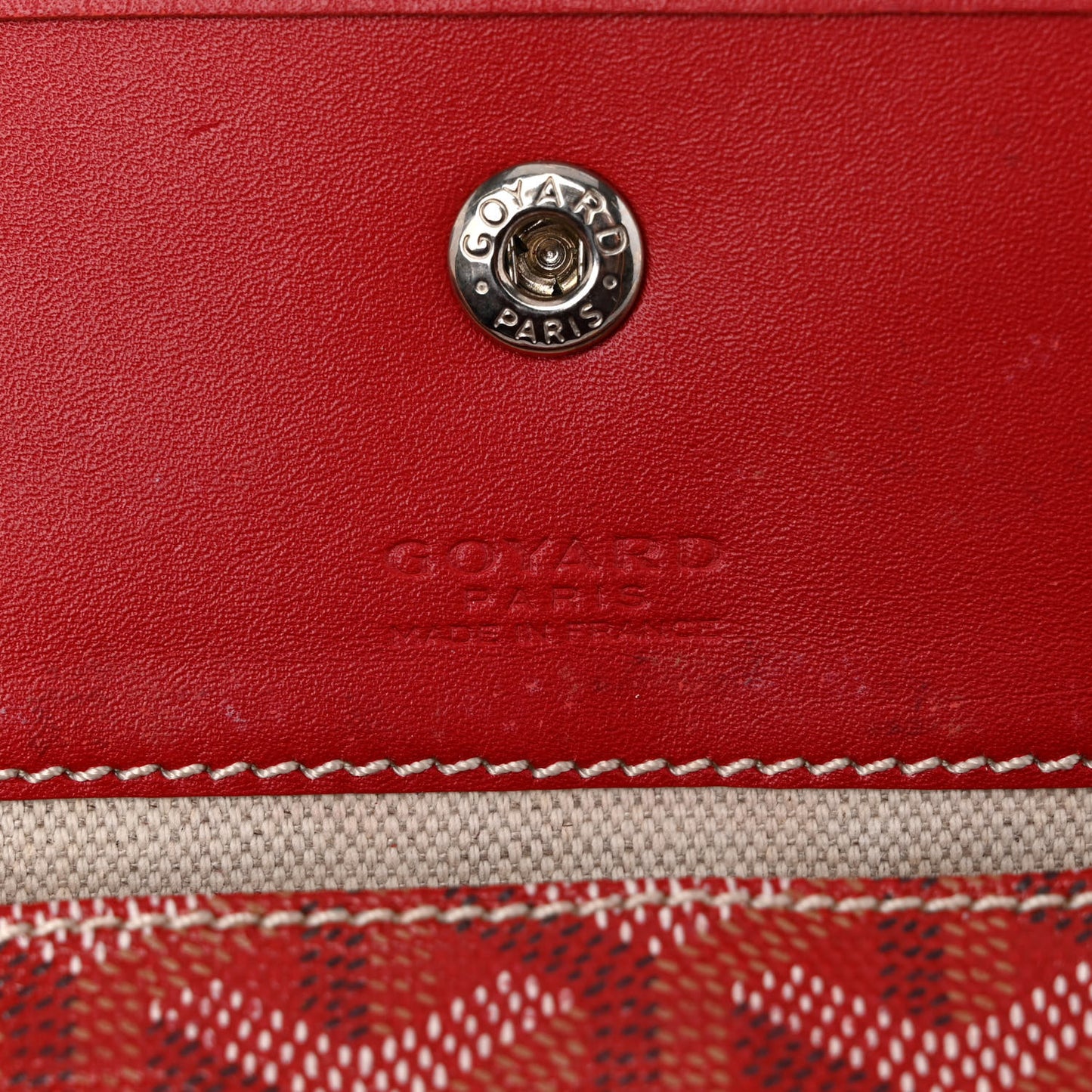 Goyardine Saint Louis GM Red