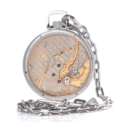 Chopard 18K White Gold Alligator 49mm L.U.C. Louis-Ulysse The Tribute Manual Winding Watch 6 of 16