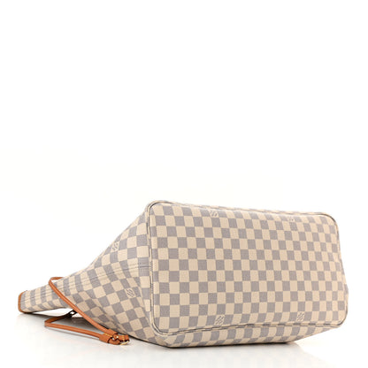 Louis Vuitton Damier Azur Neo Neverfull GM Rose Ballerine 4 of 14