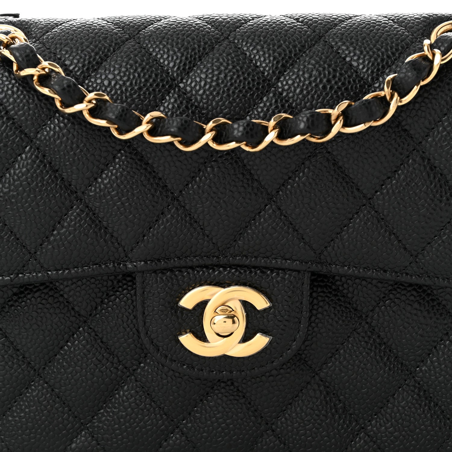 Chanel Caviar Quilted Small Double Flap Black 8 of 11