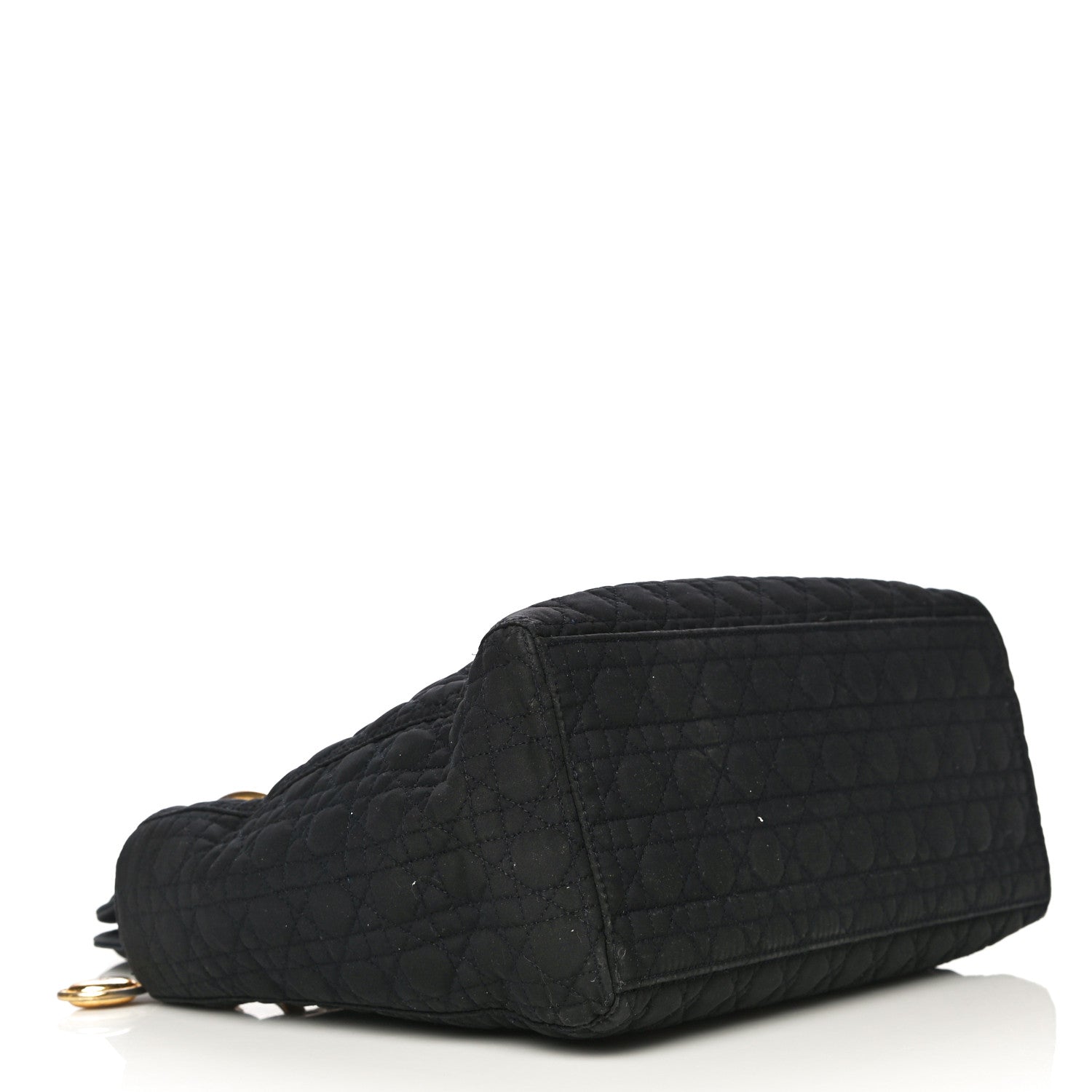 Christian Dior Nylon Cannage Medium Lady Dior Black 4 of 22