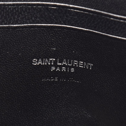 Saint Laurent Grain De Poudre Matelasse Monogram Mini Lou Camera Bag Dark Beige 6 of 11