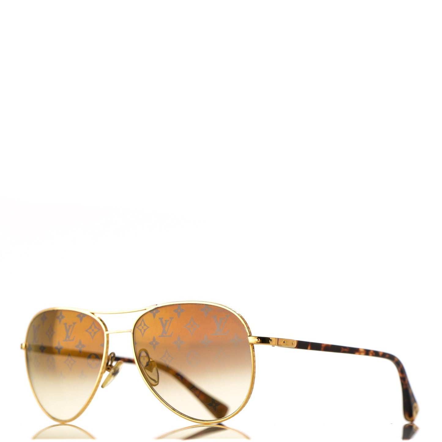 Conspiration Pilote Sunglasses Z0164U Gold