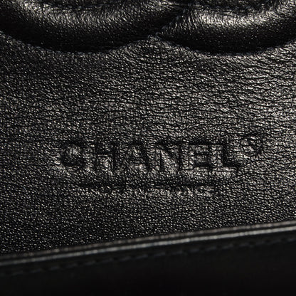 Chanel Tweed Medium Double Flap Pink Black 9 of 10
