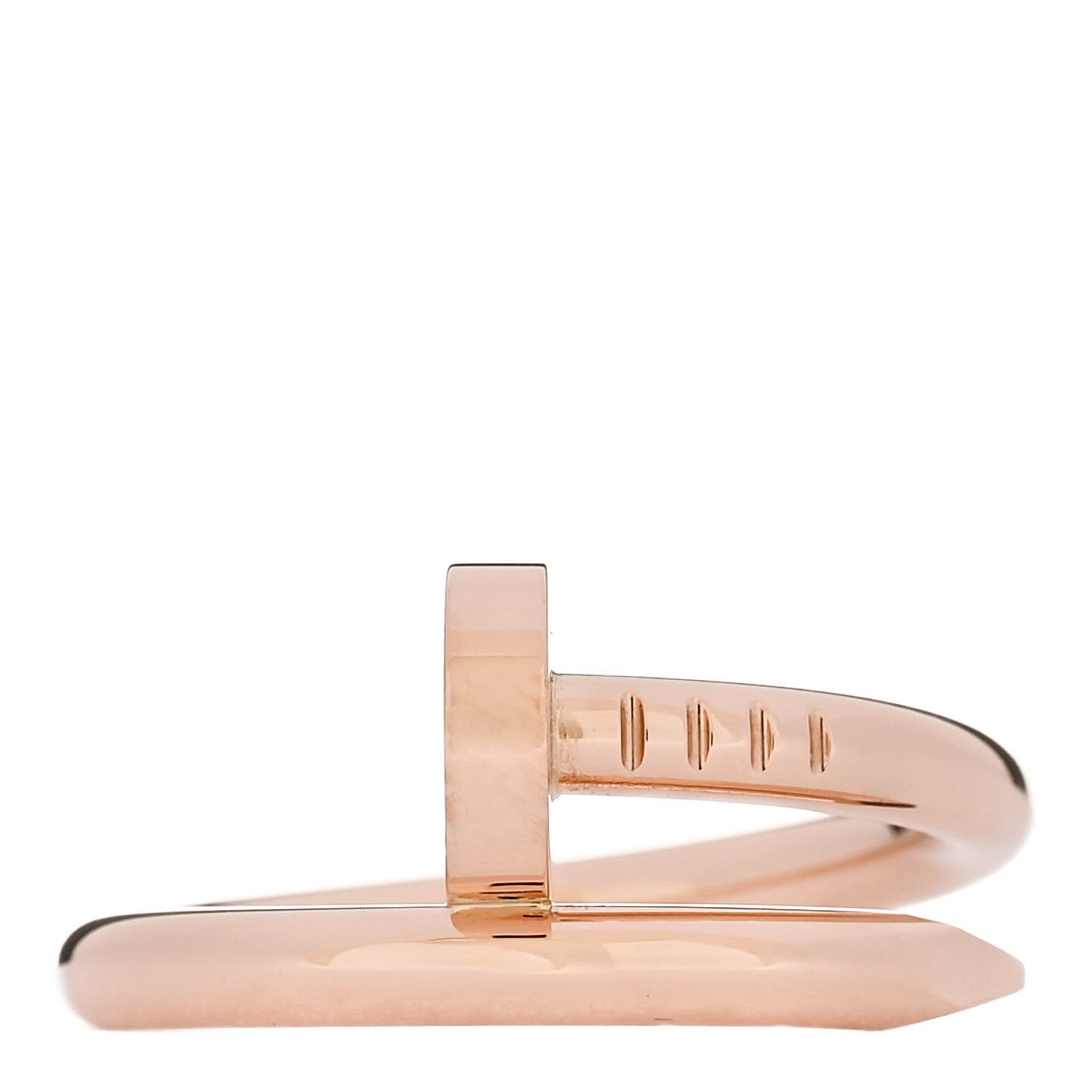 18K Pink Gold Juste Un Clou Ring 52 6
