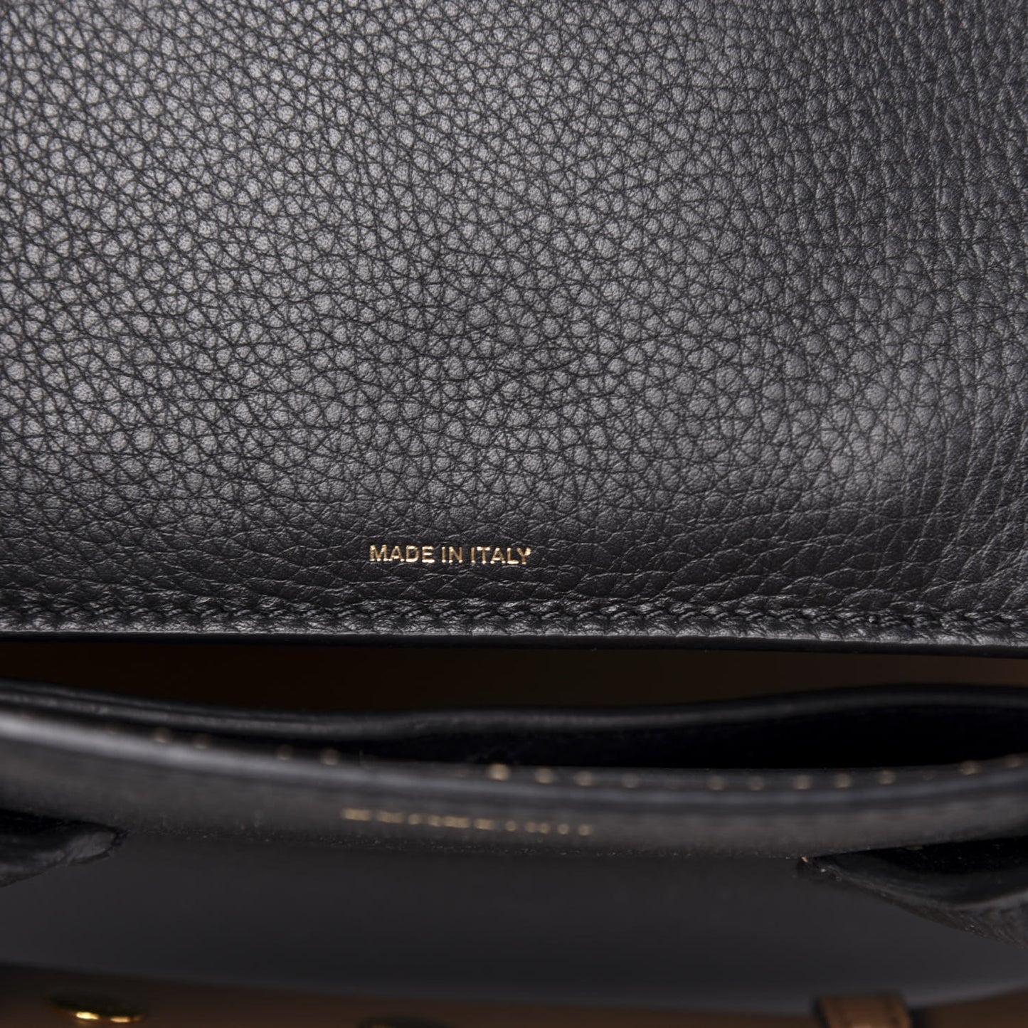 Soft Grain Calfskin Small Belt Bag Black