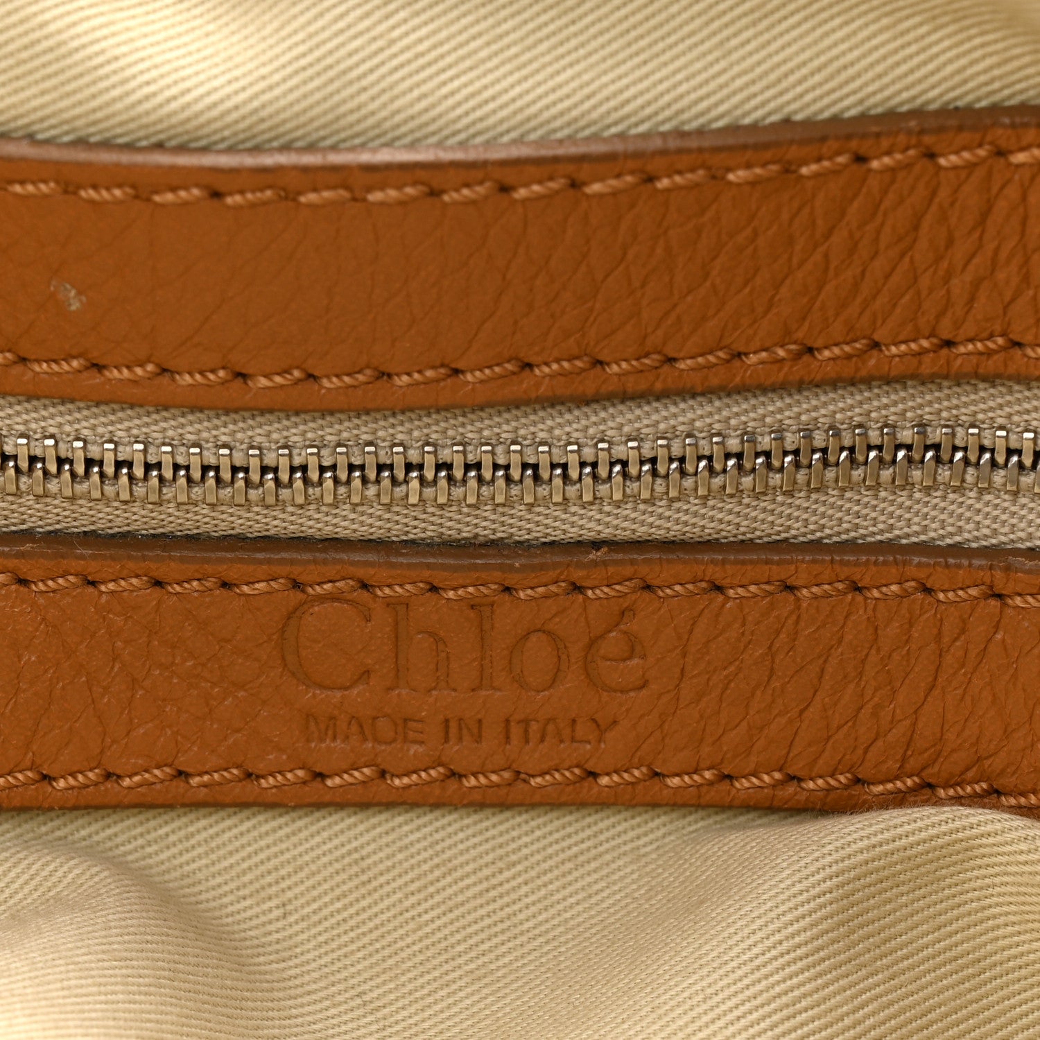 Chloe Calfskin Large Paddington Satchel Beige 6 of 10