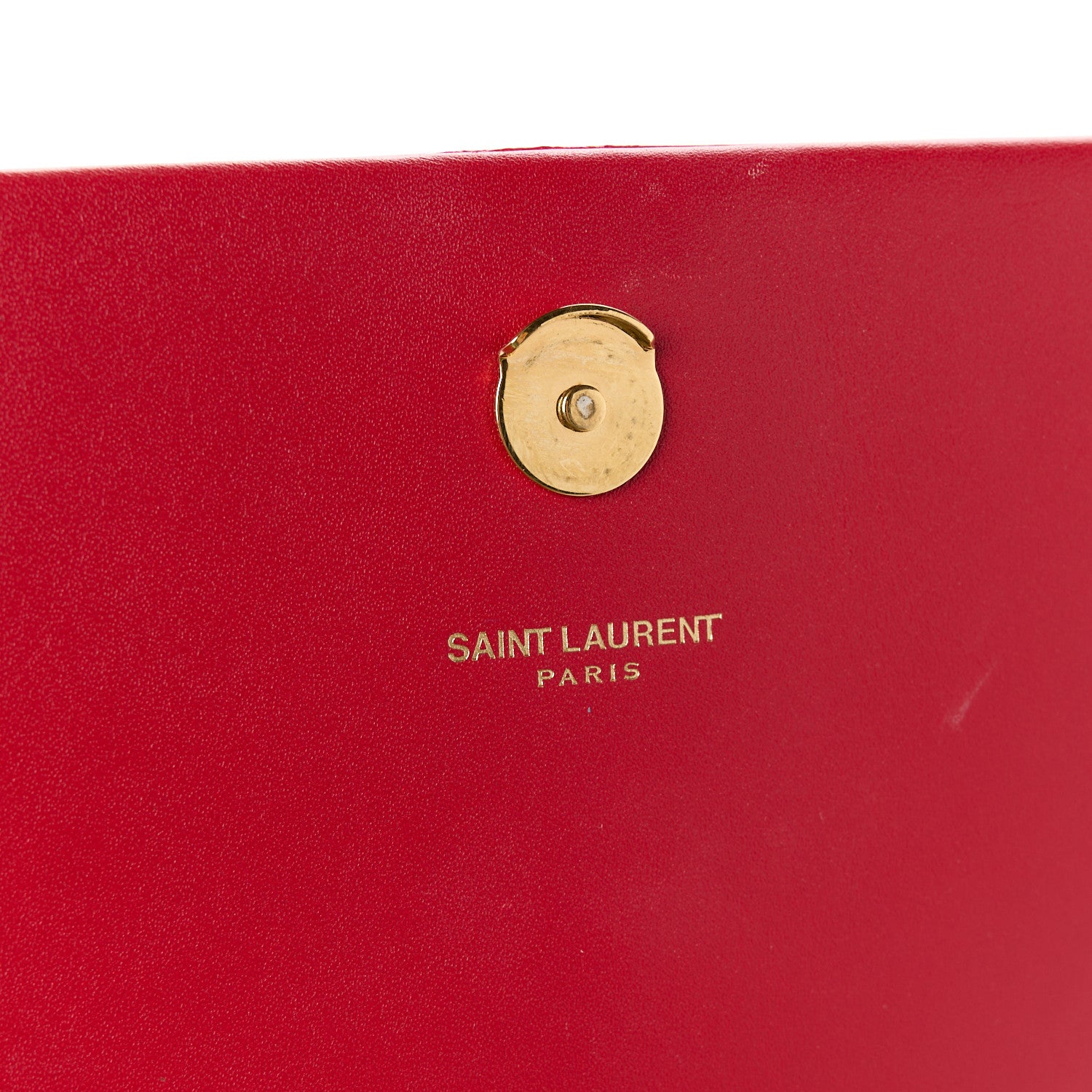 Saint Laurent Smooth Calfskin Medium Classic Monogram Kate Tassel Satchel Lipstick Red 7 of 11