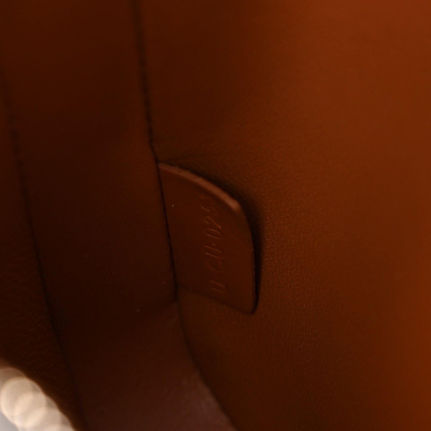 Triomphe Canvas Calfskin Medium Croque Bag Tan