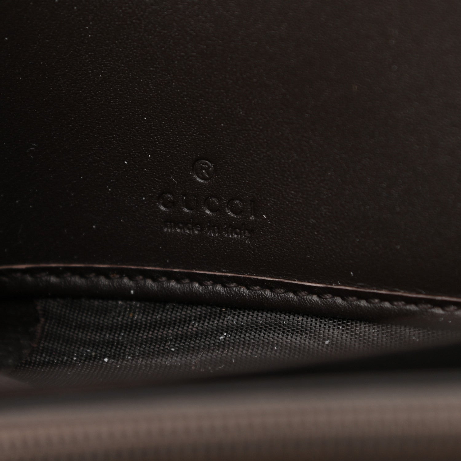 Gucci GG Supreme Monogram Web Bee Zip Around Wallet Beige Cocoa 6 of 12