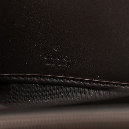 Gucci GG Supreme Monogram Web Bee Zip Around Wallet Beige Cocoa 6 of 12