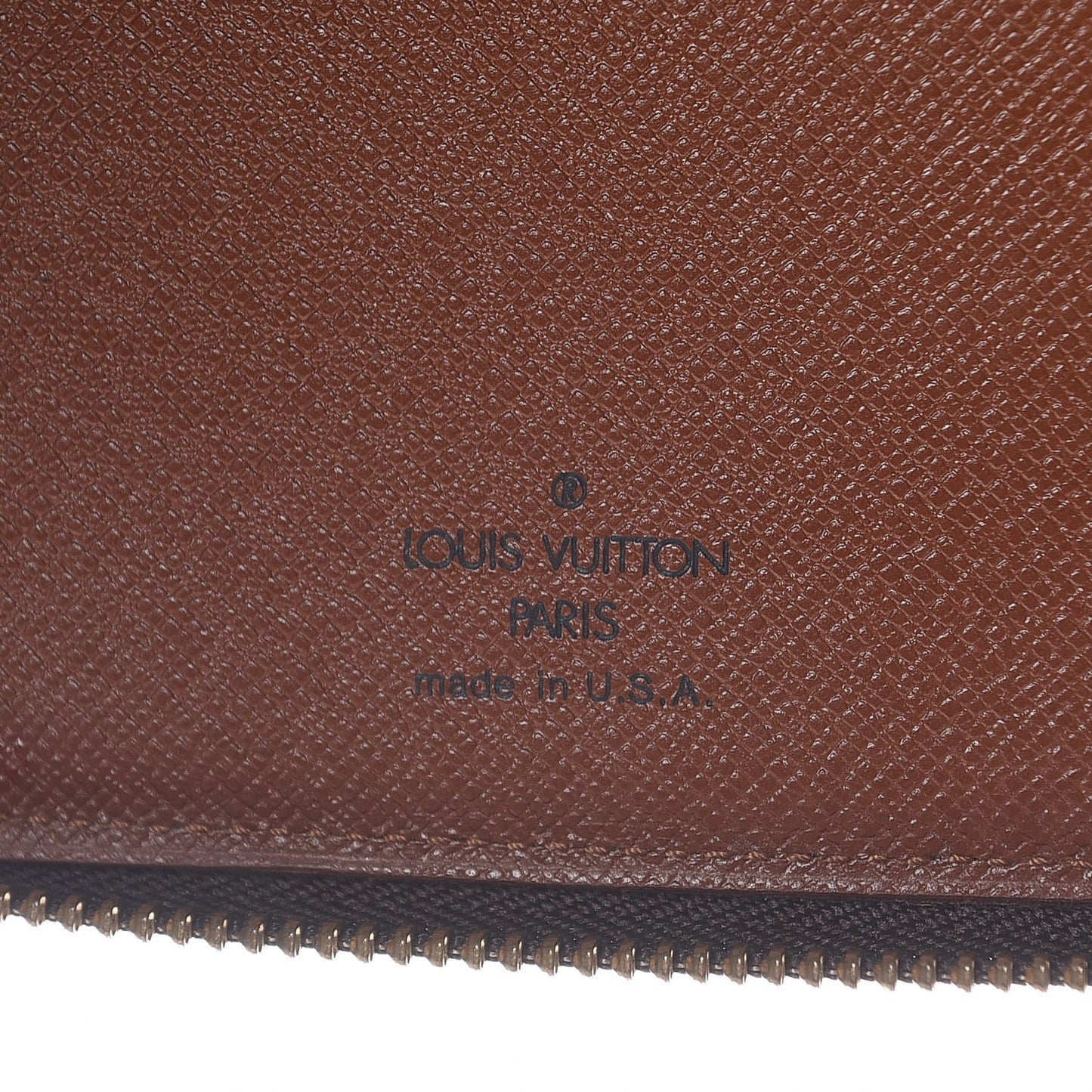 Monogram Zippy Agenda Cover