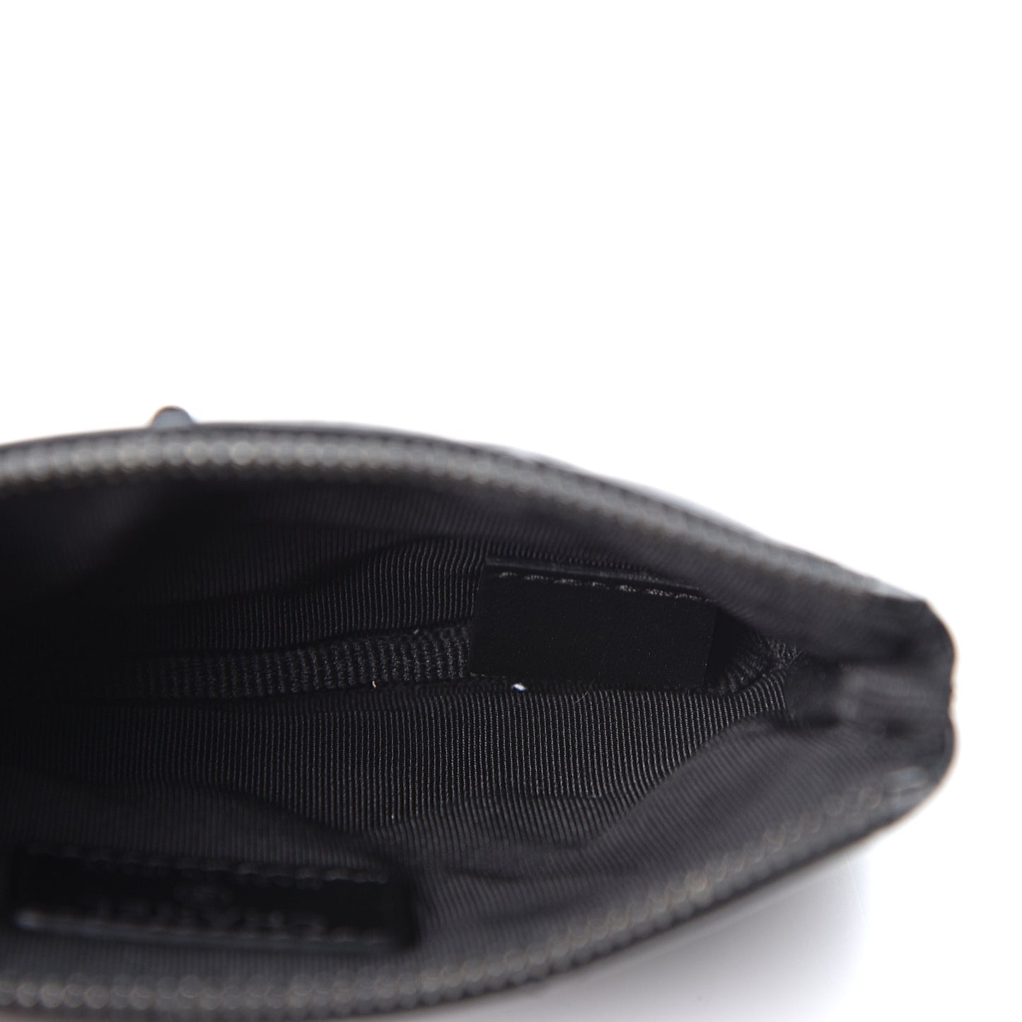 Aged Calfskin Quilted Small Reissue Cosmetic Case So Black