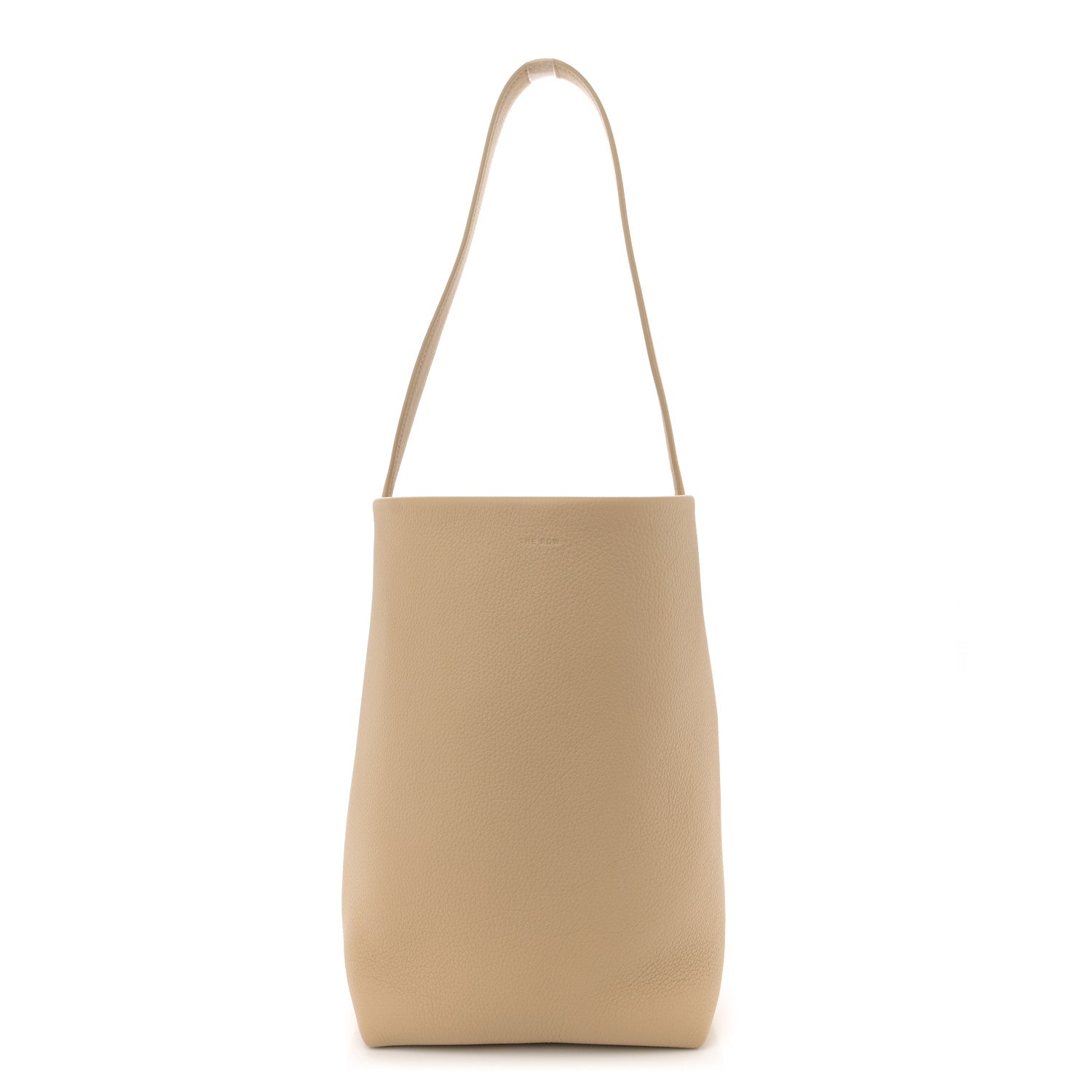 The Row Grained Calfskin Medium N/S Park Tote Boulder 1 of 10
