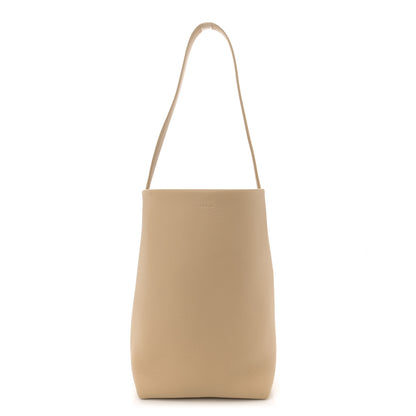 The Row Grained Calfskin Medium N/S Park Tote Boulder 1 of 10