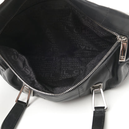 Chanel Lambskin Square Stitched Large Tote Black 5 of 13