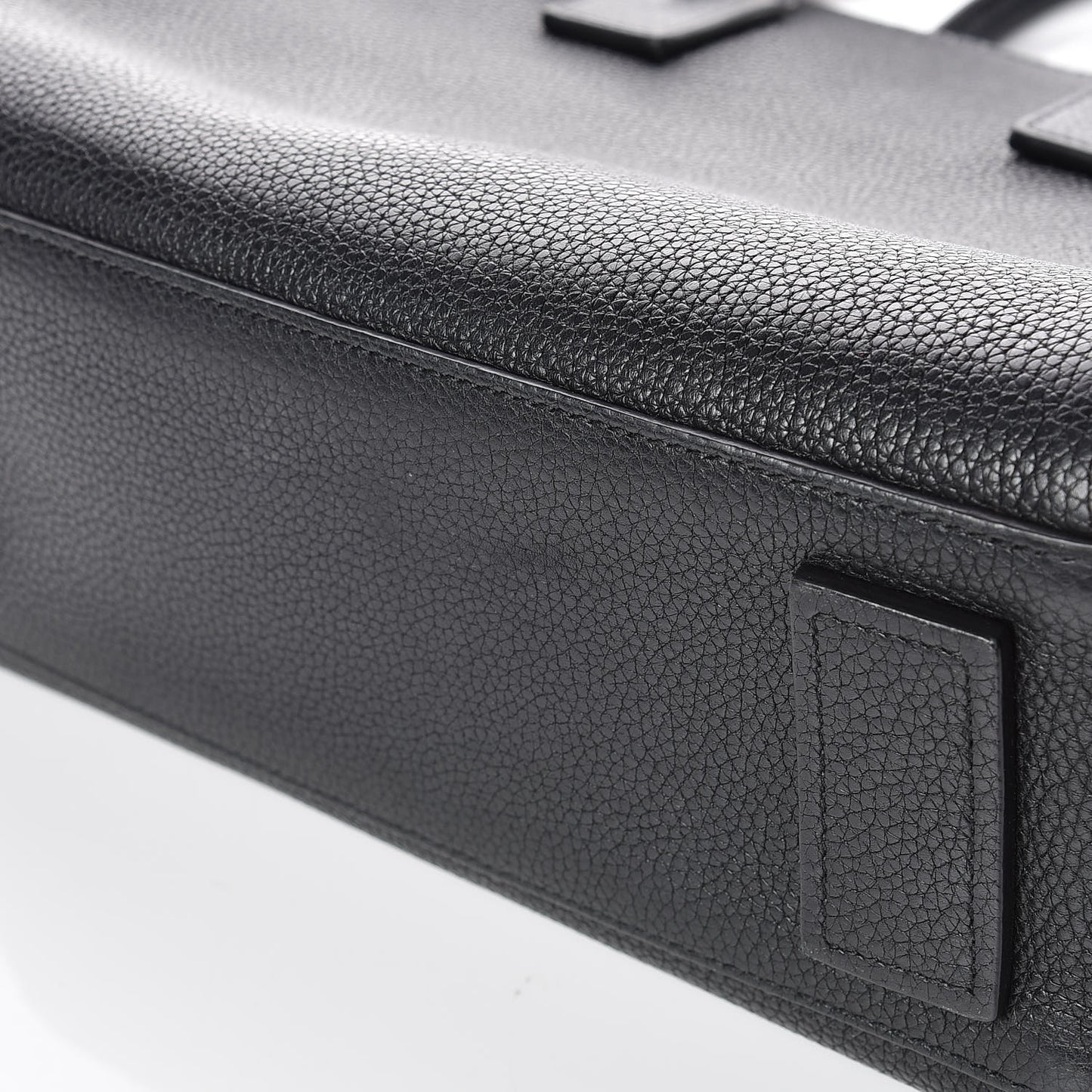 Grained Calfskin Baby Sac De Jour Souple Black