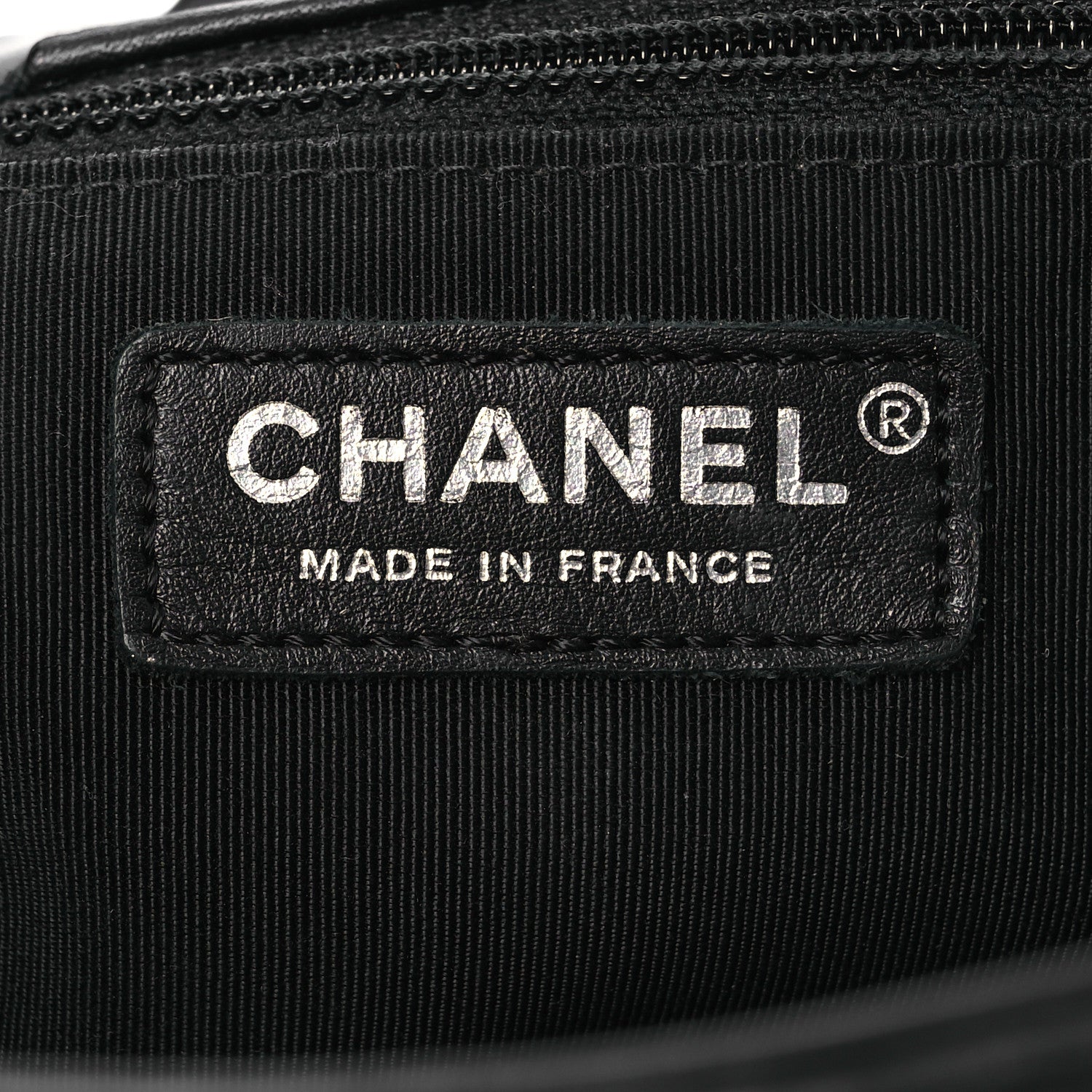 Chanel Calfskin Quilted Large CC Shopping Tote Black 6 of 16