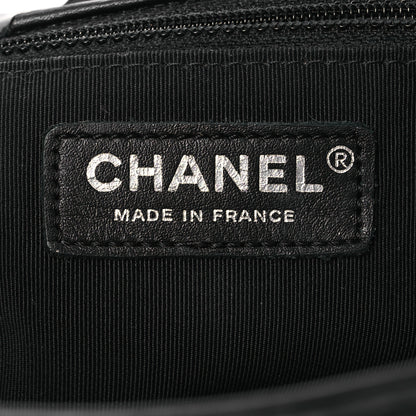 Chanel Calfskin Quilted Large CC Shopping Tote Black 6 of 16