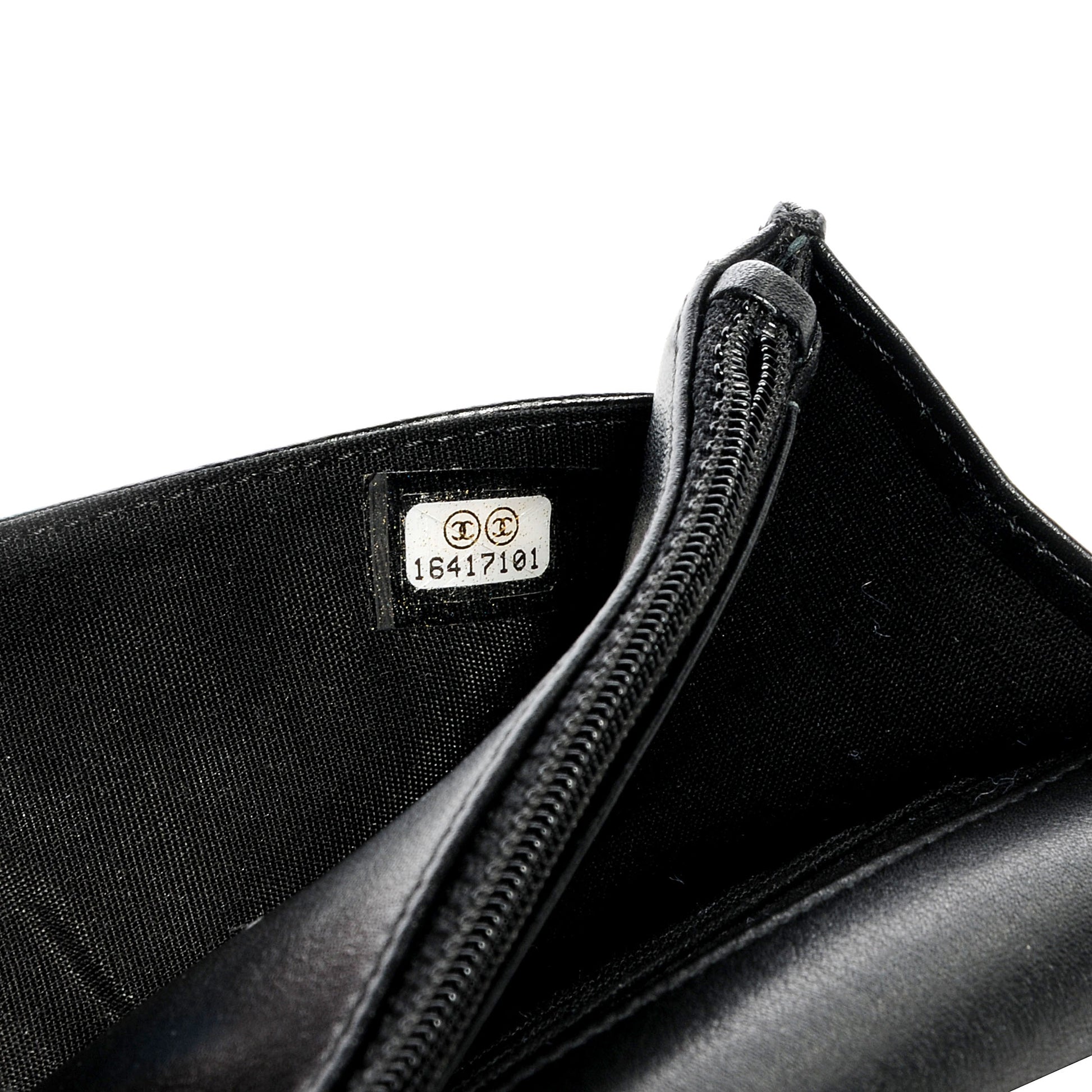 Chanel Caviar Timeless CC Wallet on Chain WOC Black 8 of 9