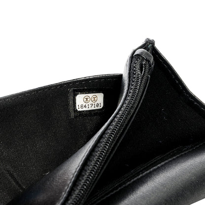 Chanel Caviar Timeless CC Wallet on Chain WOC Black 8 of 9