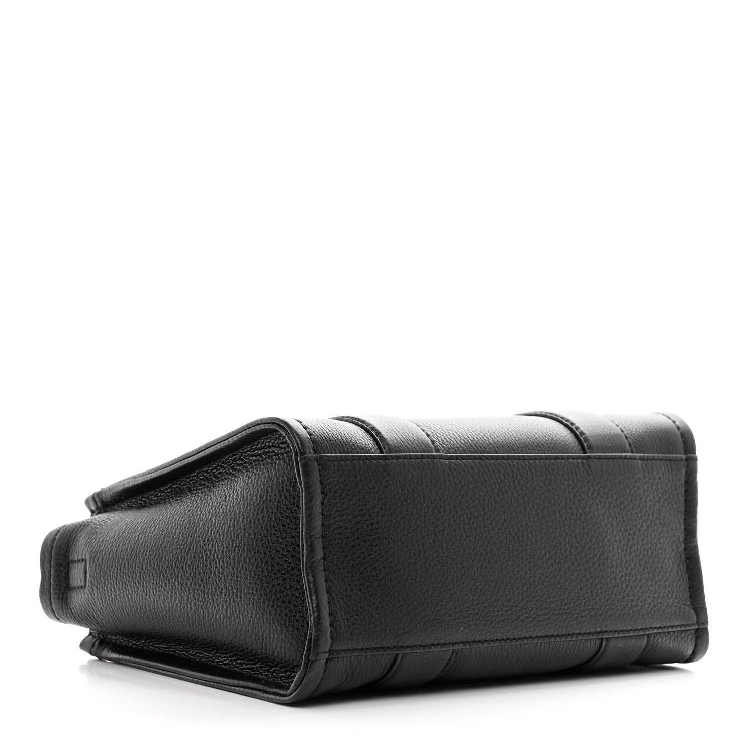 Marc Jacobs Grained Calfskin Small The Tote Bag Black 4 of 11