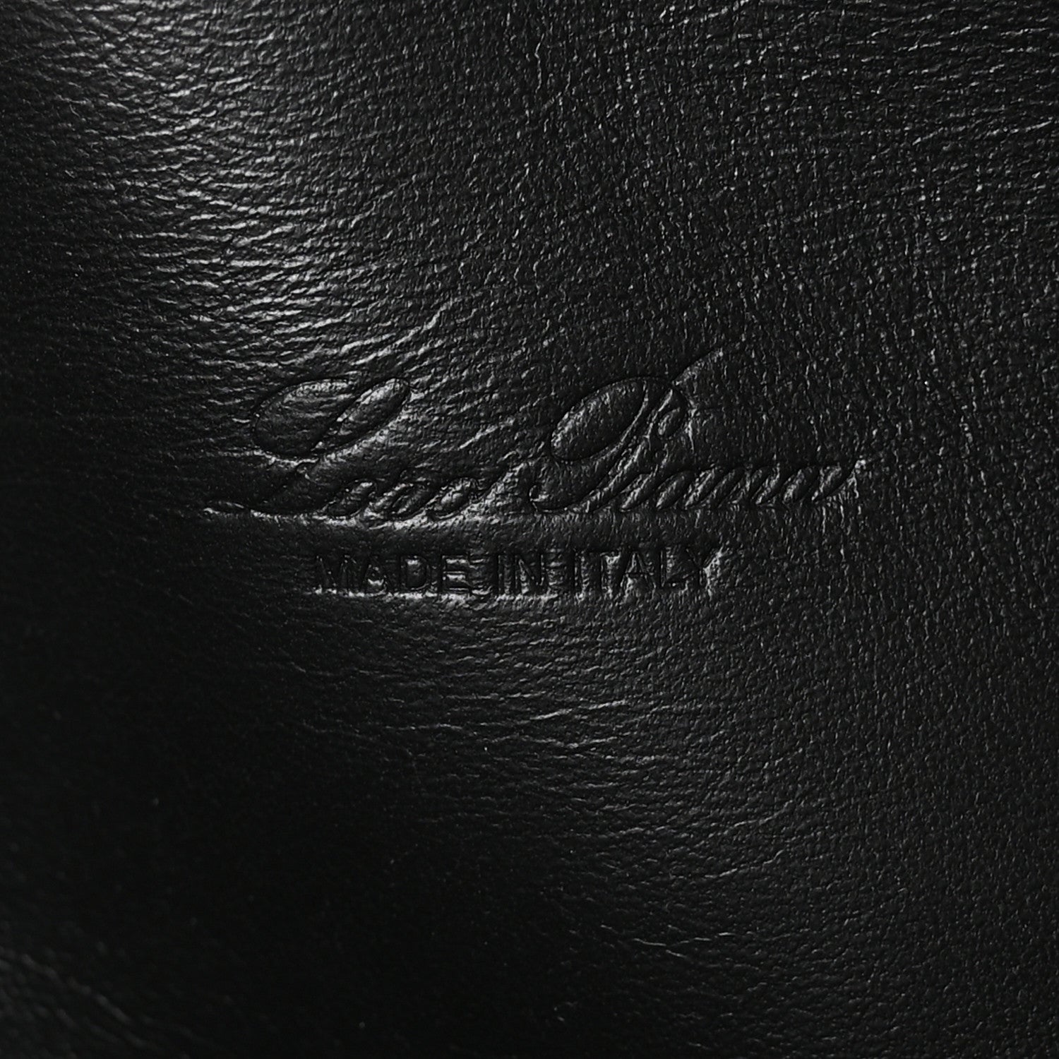 Loro Piana Nubuck L19 Extra Pocket Pouch Black Sun Gold 6 of 10
