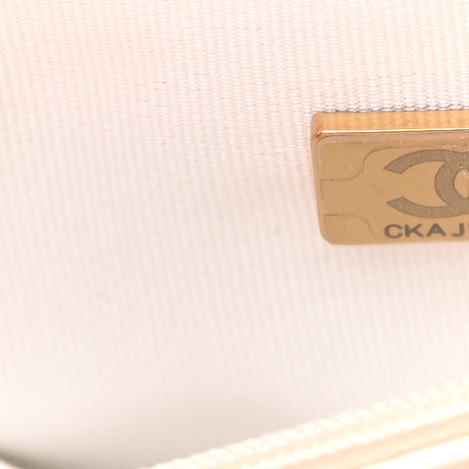 Chanel Shiny Aged Calfskin Quilted Nano Kelly Shopper White 7 of 13