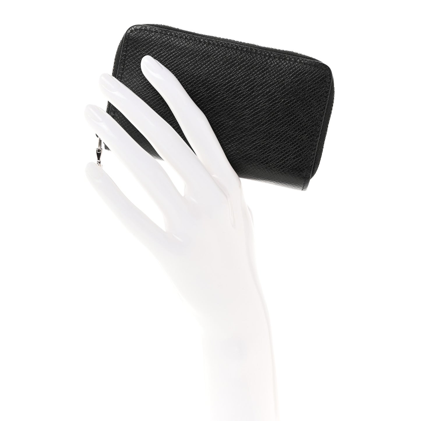 Taiga Zippy Coin Purse Vertical Black