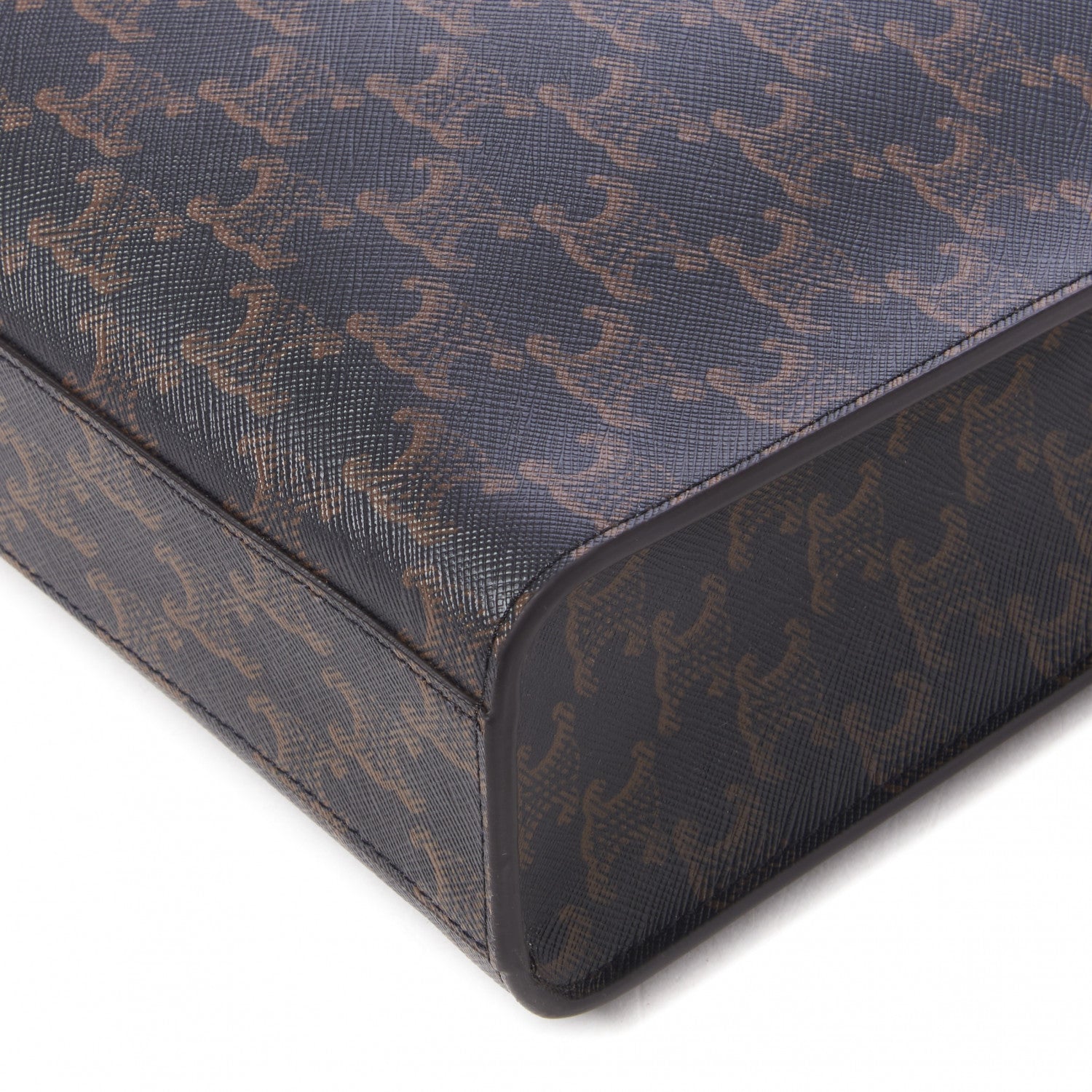 Celine Triomphe Canvas Calfskin Small Vertical Cabas Tan 6 of 8