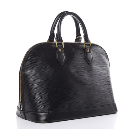 Louis Vuitton Epi Alma PM Black 3 of 24