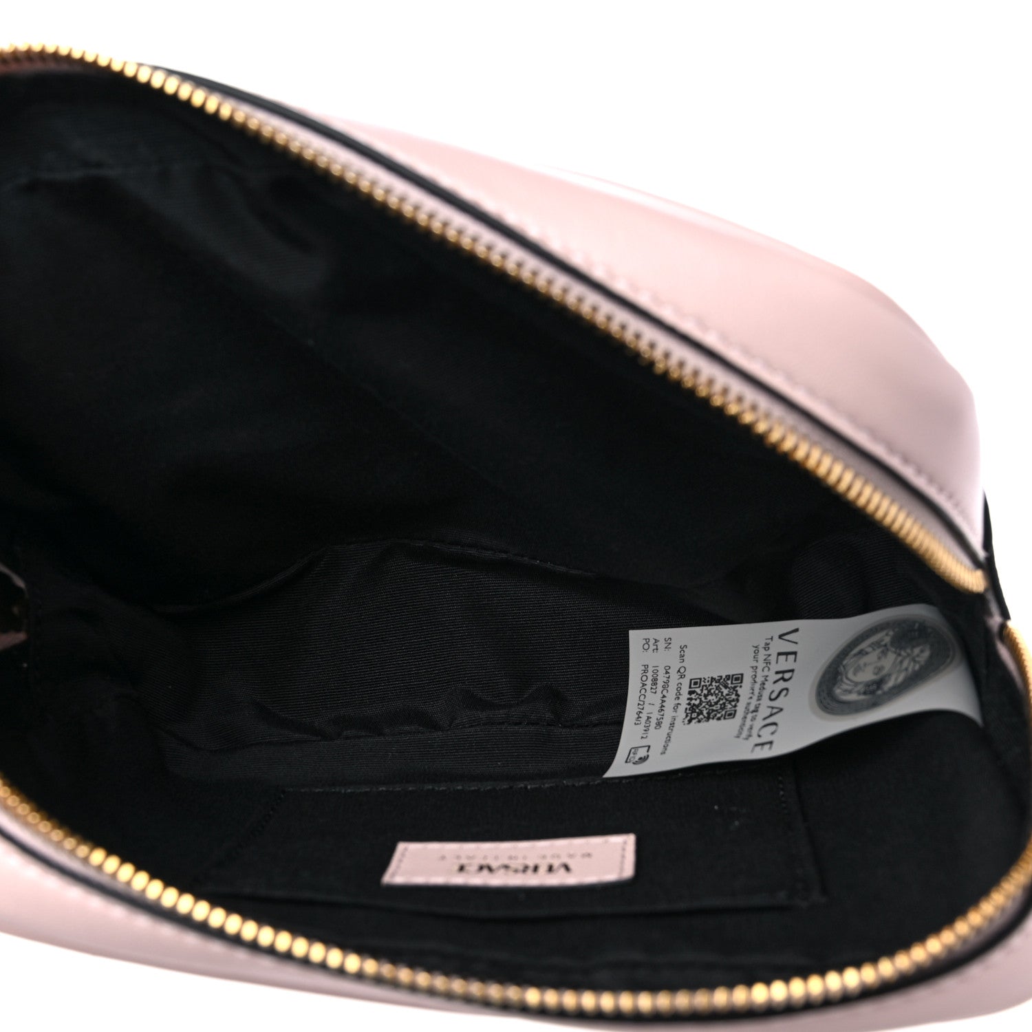 Versace Nappa Quilted La Medusa Camera Bag Light Pink 5 of 9