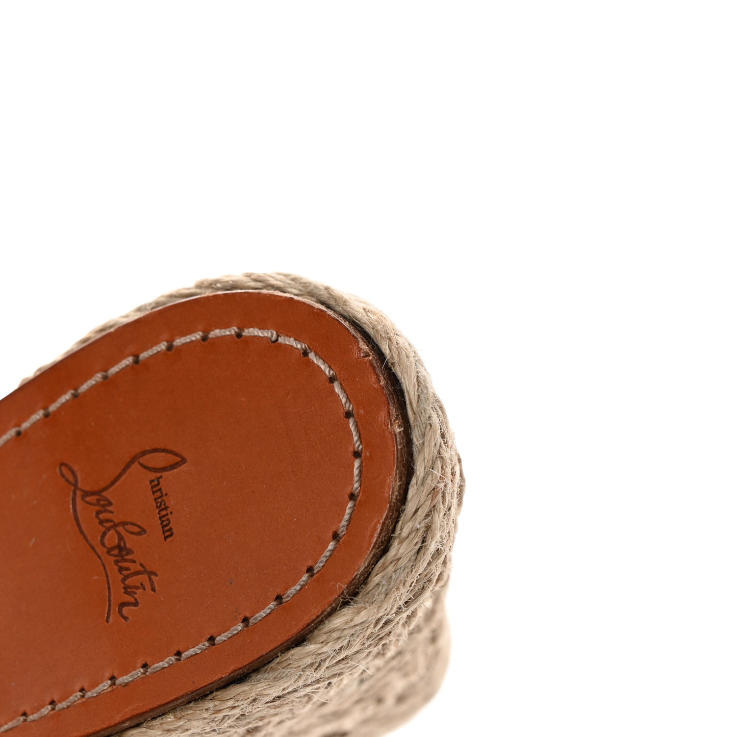 Calfskin Mafaldina 120 Wedge Sandals 41 Cuoio Natural